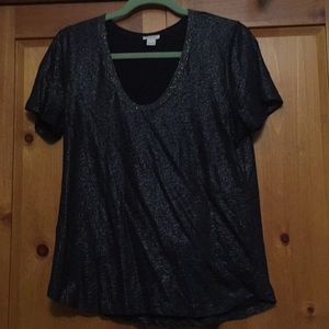 JCrew sparkle tee
